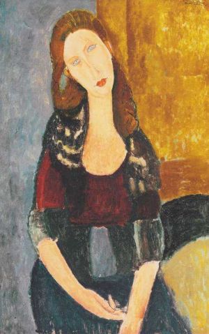 Amedeo Modigliani - Jeanne Hébuterne Seated Portrait wall art