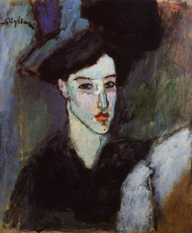 Amedeo Modigliani - La Juive Portrait Art premium reproduction