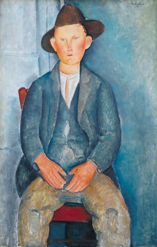 Amedeo Modigliani - Le Petit Paysan Masterpiece Art premium reproduction
