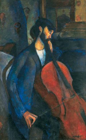 Amedeo Modigliani - The Cellist Masterpiece wall art