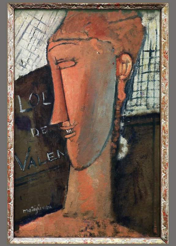 Amedeo Modigliani - Lola de Valence Portrait premium reproduction