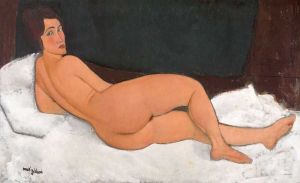 Amedeo Modigliani - Reclining Nude Wall Art wall art