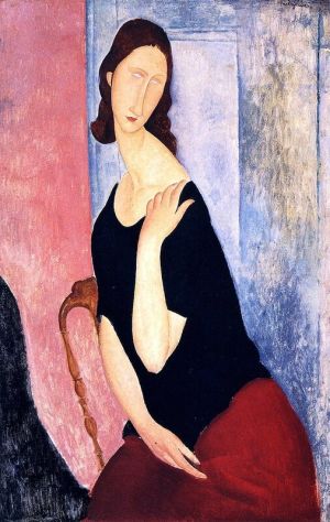 Amedeo Modigliani - Portrait of Jeanne Hébuterne (1918) Wall Art wall art
