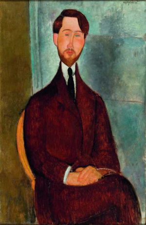Amedeo Modigliani - Portrait of Léopold Zborowski Wall Art wall art