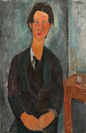 Amedeo Modigliani - Soutine Seated at a Table wall art