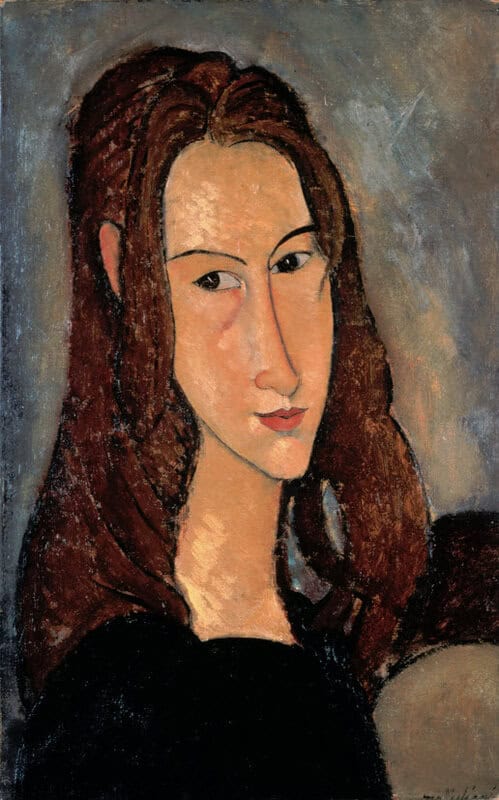 Amedeo Modigliani - Portrait of Jeanne Hébuterne premium reproduction