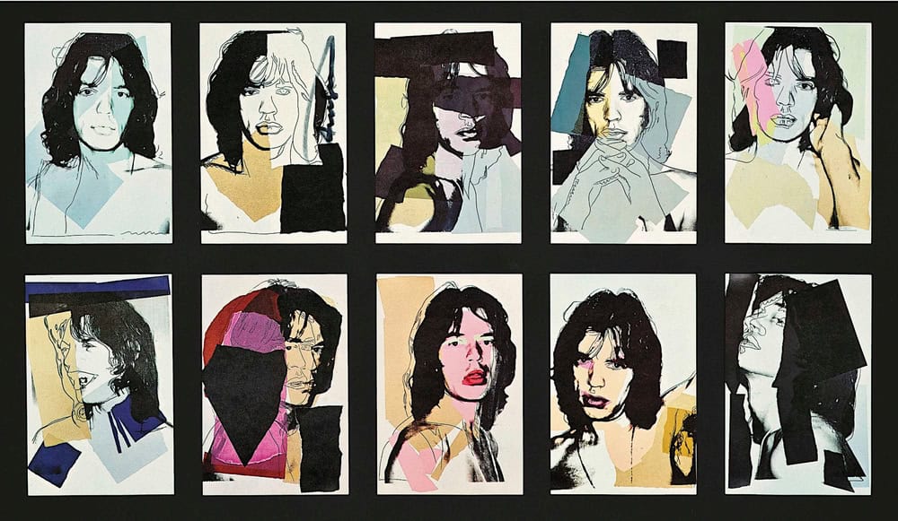 Andy Warhol - Mick Jagger Suite Collection premium reproduction