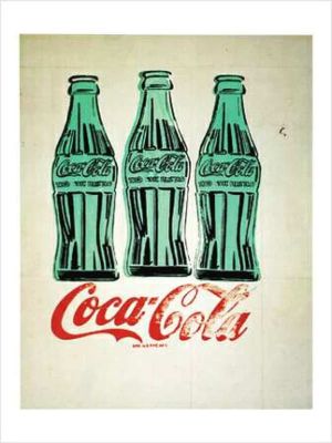 Andy Warhol - Three Coke Bottles Wall Art wall art