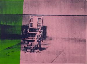 Andy Warhol - Big Electric Chair 1967 Wall Art wall art