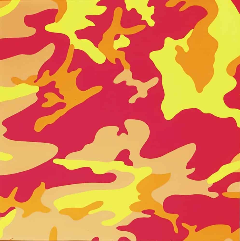 Andy Warhol - Camouflage Series Wall Art premium reproduction