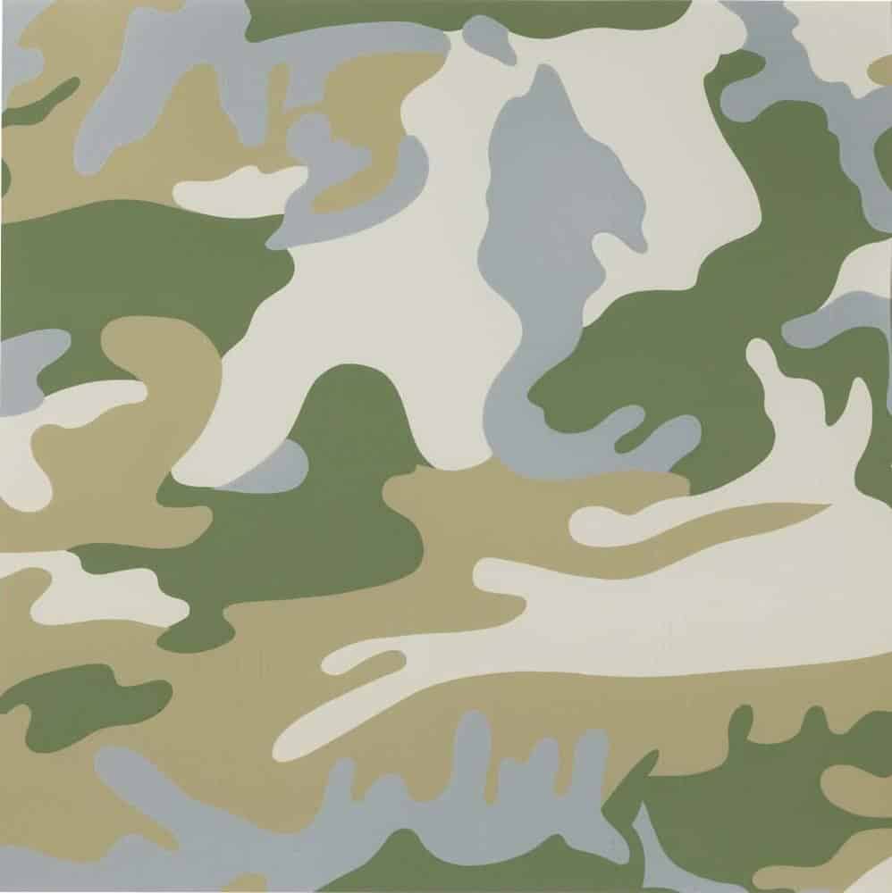 Andy Warhol - Camouflage 2 Art Piece premium reproduction