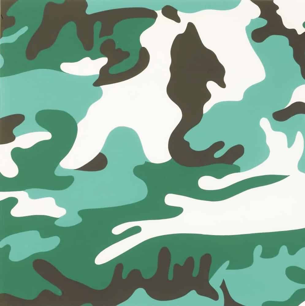 Andy Warhol - Camouflage Series Art premium reproduction