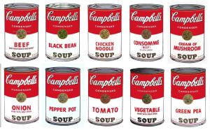 Andy Warhol - Campbell's Soup Series Wall Art wall art