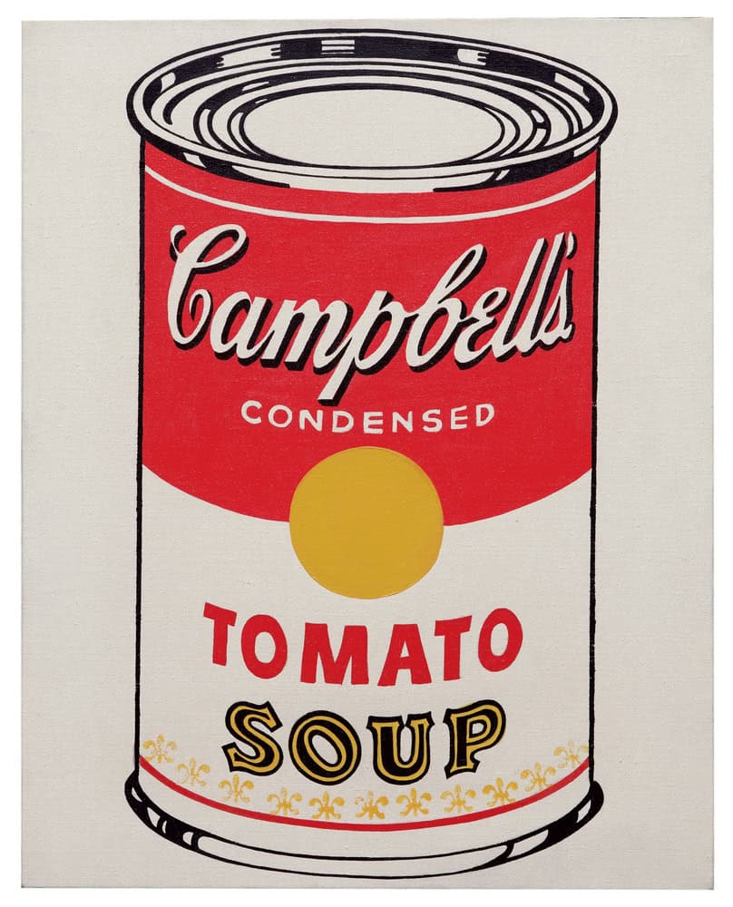 Andy Warhol - Campbell's Soup Can Wall Art premium reproduction