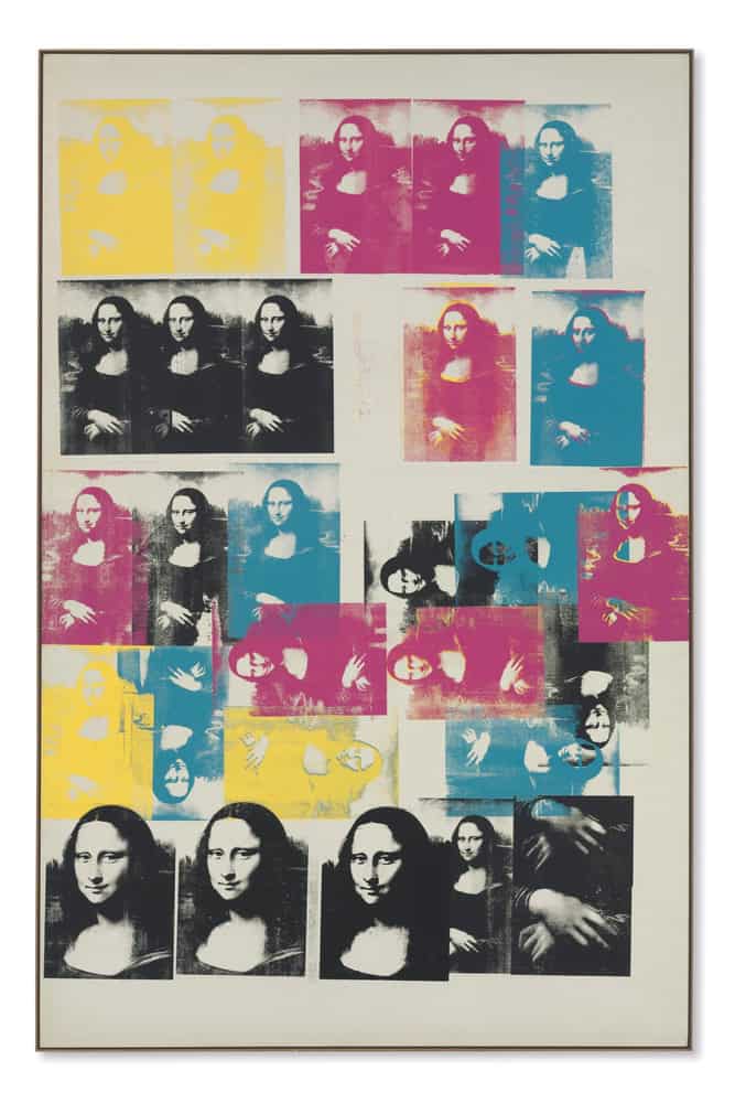 Andy Warhol - Colored Mona Lisa Masterpiece premium reproduction