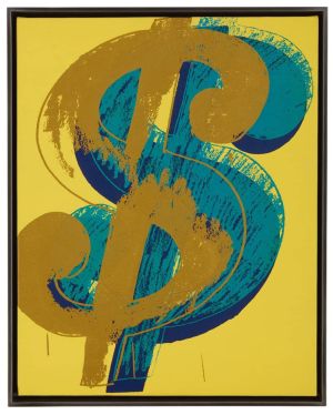 Andy Warhol - Dollar Sign Wall Art wall art