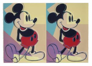 Andy Warhol - Double Mickey Mouse Artwork wall art