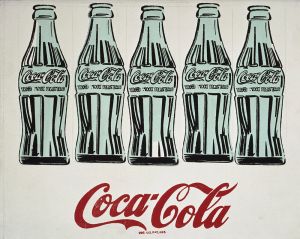 Andy Warhol - Five Coke Bottles Wall Art wall art