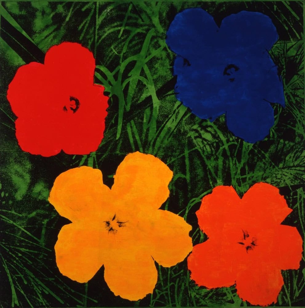 Andy Warhol - Iconic Flower Series (1964) premium reproduction