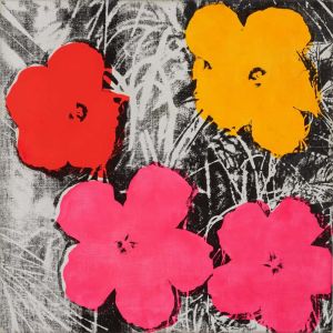Andy Warhol - Iconic Flower Pop Art wall art