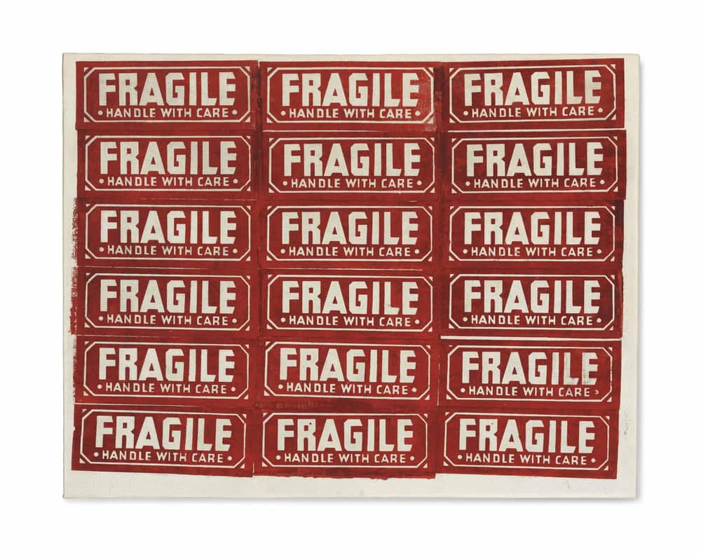 Andy Warhol - Fragile Art Series premium reproduction