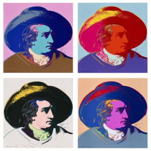 Andy Warhol - Goethe Portrait Series wall art