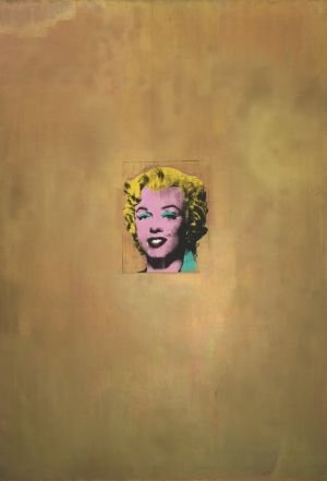 Andy Warhol - Gold Marilyn Monroe Art 1962 wall art