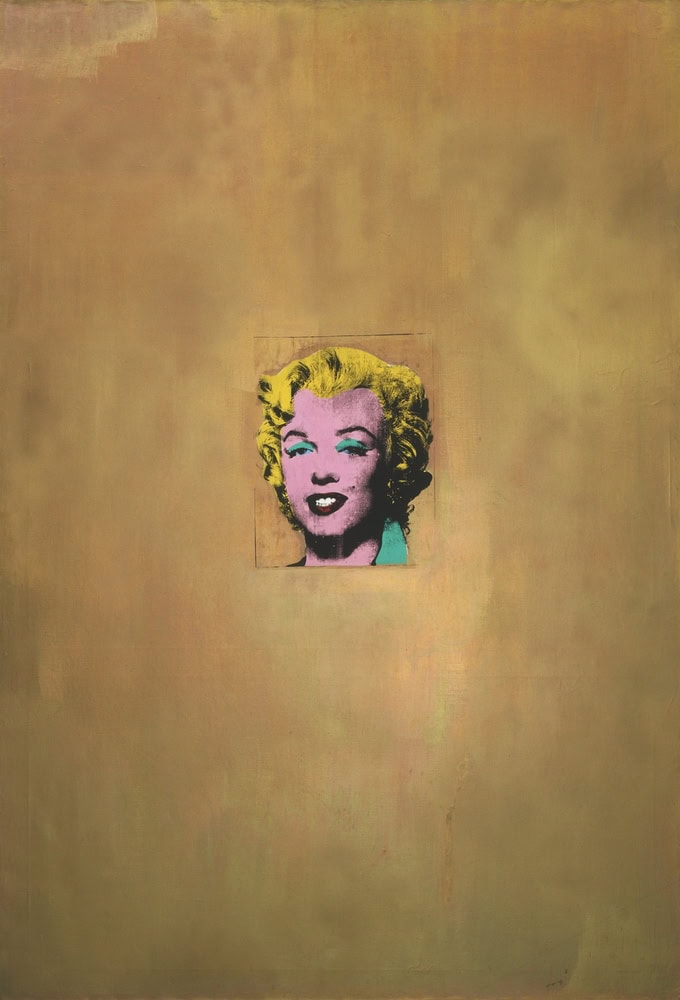 Andy Warhol - Gold Marilyn Monroe Art 1962 premium reproduction