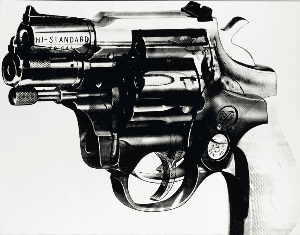 Andy Warhol - Gun Art Masterpiece premium reproduction