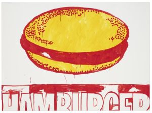 Andy Warhol - Iconic Hamburger Wall Art wall art