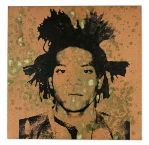 Andy Warhol - Jean-Michel Basquiat Portrait Art wall art
