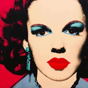 Andy Warhol - Judy Garland Portrait 1970 Wall Art wall art