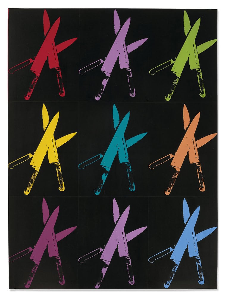 Andy Warhol - Knives Pop Art Masterpiece premium reproduction