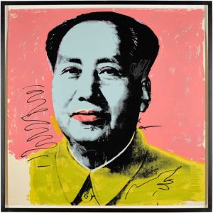 Andy Warhol - Mao: Light Blue and Pink Art Print wall art