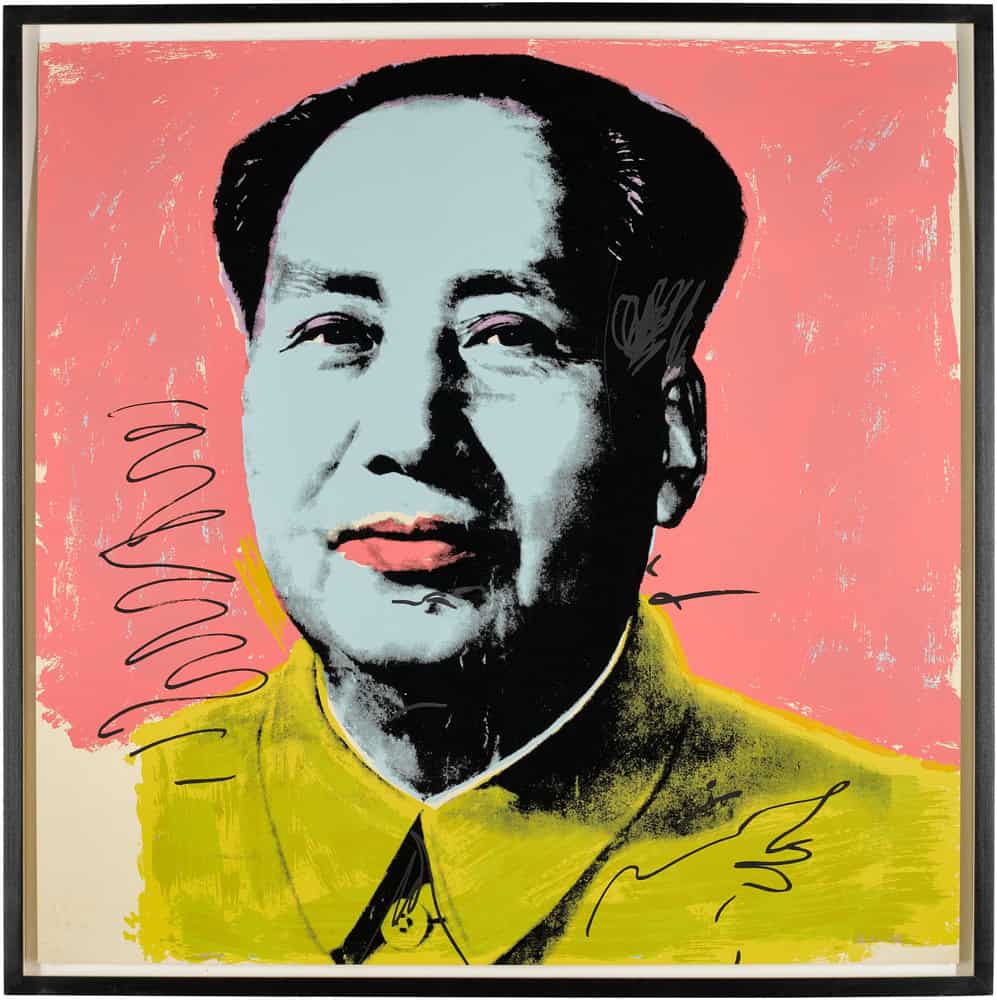 Andy Warhol - Mao: Light Blue and Pink Art Print premium reproduction