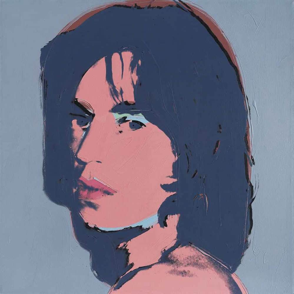Andy Warhol - Mick Jagger Portrait premium reproduction