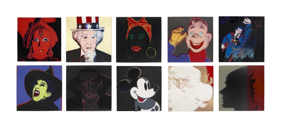 Andy Warhol - Myths Collection Wall Art premium reproduction