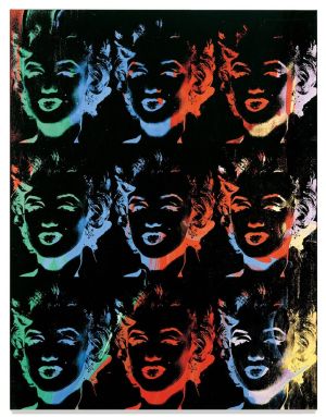 Andy Warhol - Nine Marilyns: Reversal Series Art wall art