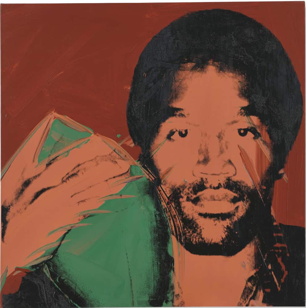 Andy Warhol - O.J. Simpson Portrait premium reproduction