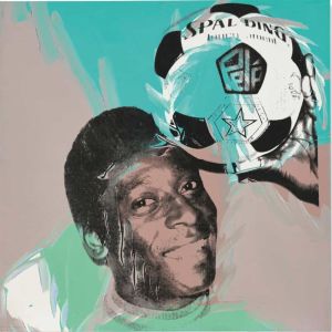 Andy Warhol - Pele Portrait Art wall art