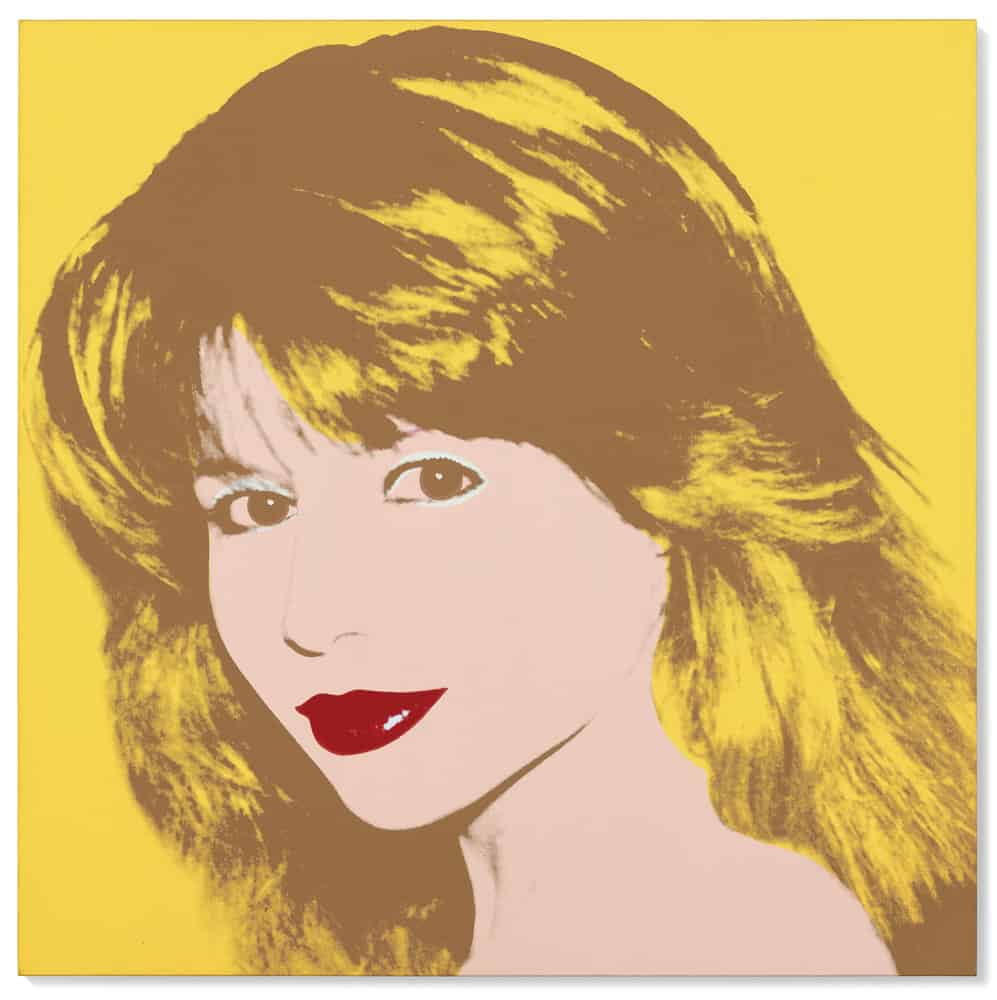 Andy Warhol - Portrait of Pia Zadora premium reproduction
