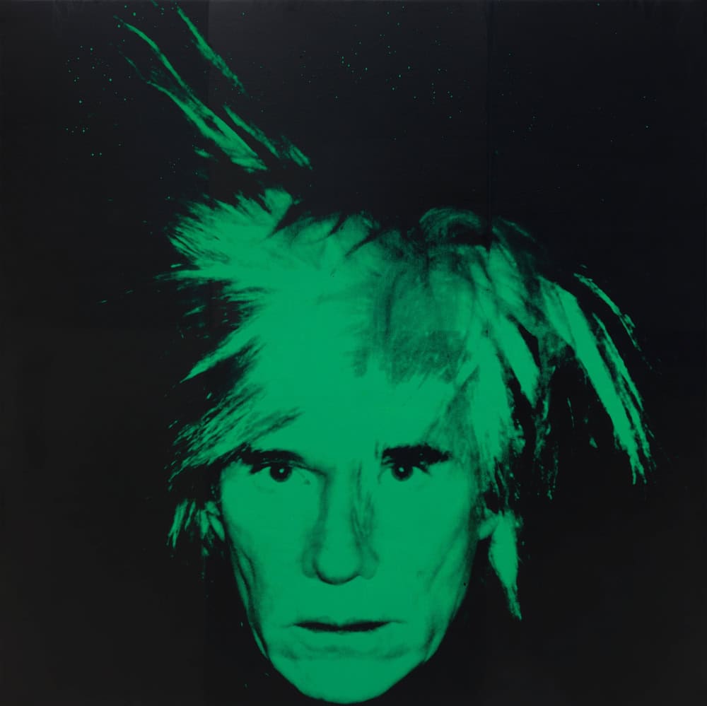 Andy Warhol - Self-Portrait in Green - Contemporary Masterpiece premium reproduction