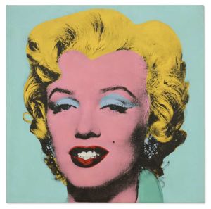 Andy Warhol - Shot Sage Blue Marilyn Masterpiece wall art