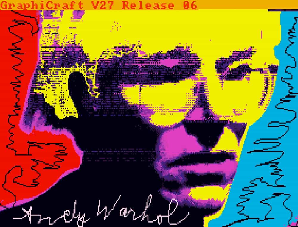 Andy Warhol - Digital Visionary premium reproduction