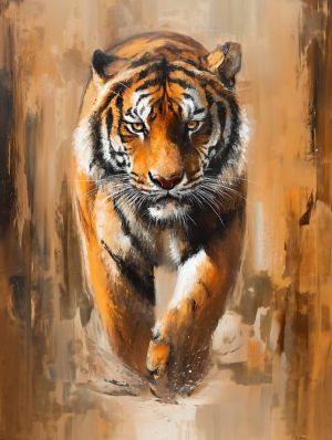 Majestic Stride: The Power of the Wild wall art