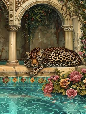 Majestic Tranquility: Reverie of the Wild wall art