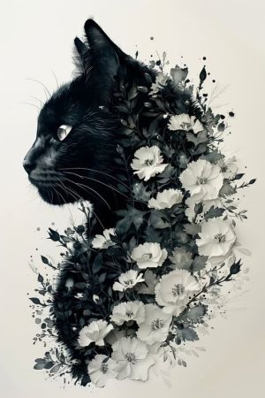 Enigma of Nature's Silhouette wall art