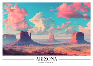 Majestic Monuments: Arizona's Desert Splendor wall art
