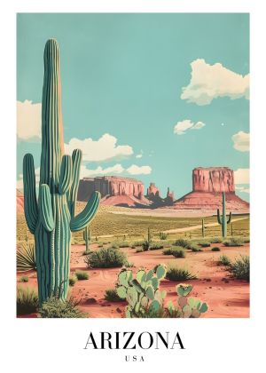 Majestic Desert Symphony - Arizona Art wall art