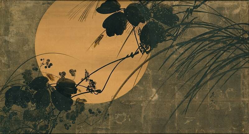 Autumn Elegance: Herbs in Moonlit Harmony premium reproduction